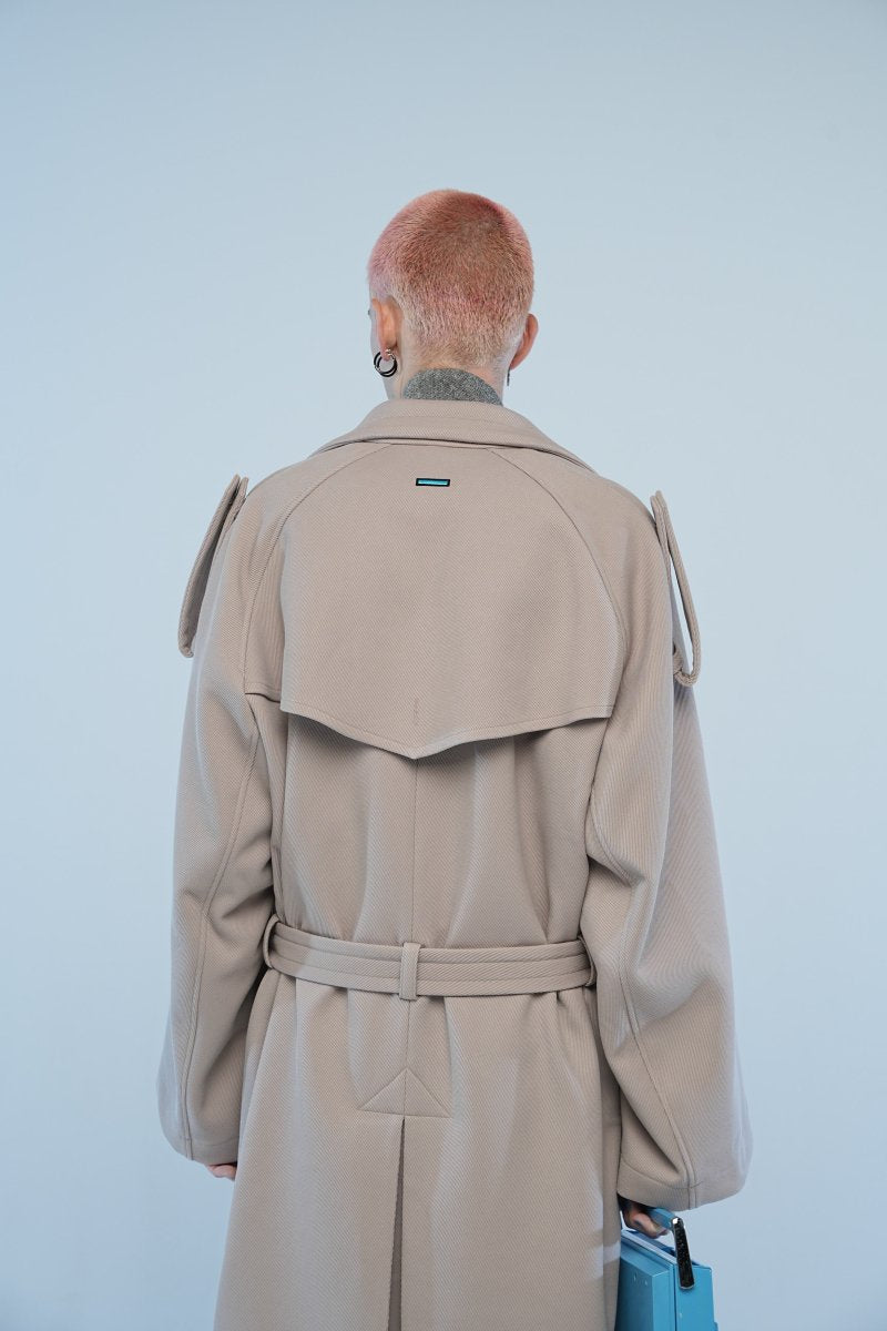 MUZE TURQUOISE LABEL - CIRCUIT TRENCH COAT(BEIGE) ミューズ 2022年秋冬コレクション トレンチコート ベージュ