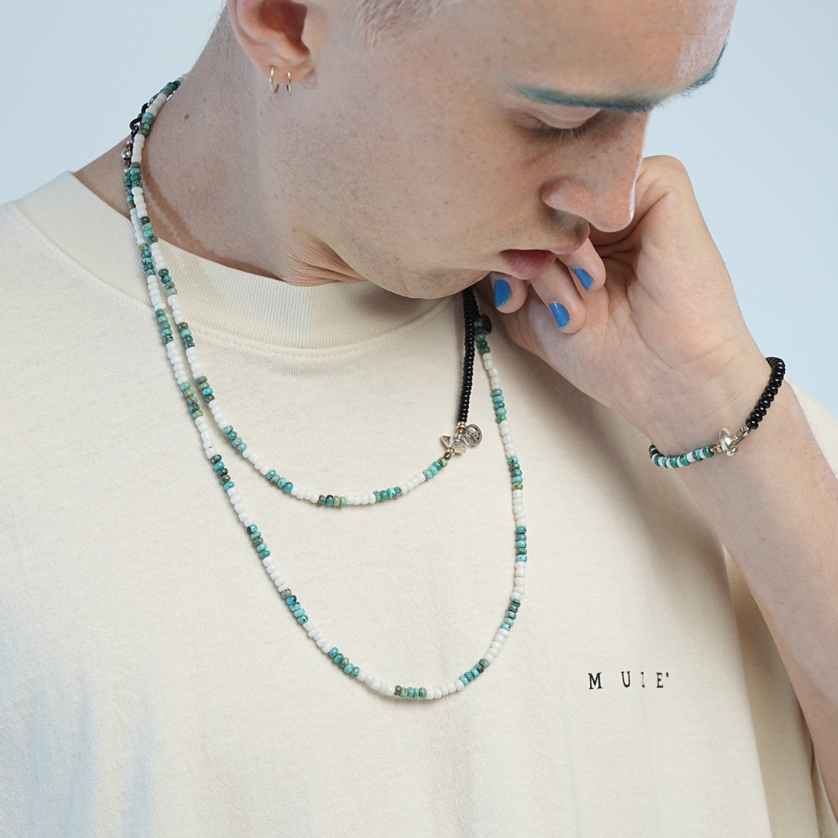 MUZE TURQUOISE LABEL×Sunku-PEACE 2WAY TURQUOISE CODE(TURQUOISE)