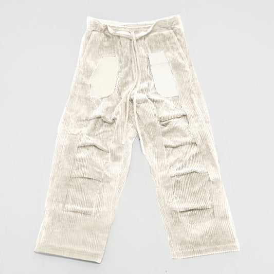 MUZE TURQUOISE LABEL - CIRCUIT CORDUROY 3D TROUSERS(OFF WHITE) ミューズ コーデュロイ トラウザーズ オフホワイト