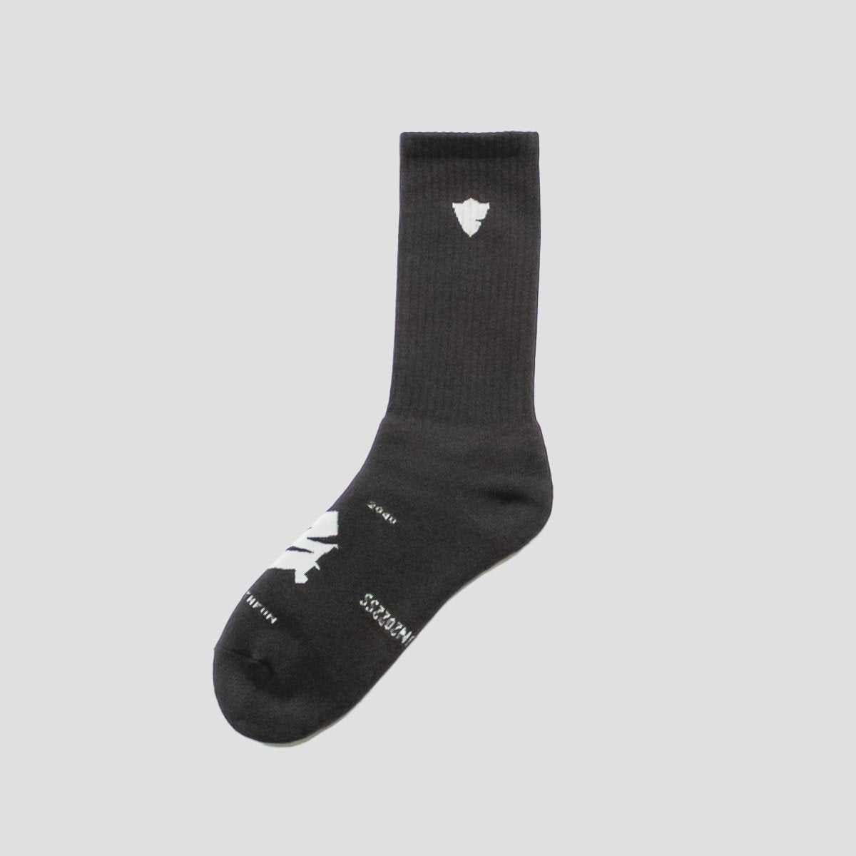 MUZE TURQUOISE LABEL - ×FUN EMBLEM SOCKS (BLACK)ミューズ ターコイズ レーベル ソックス