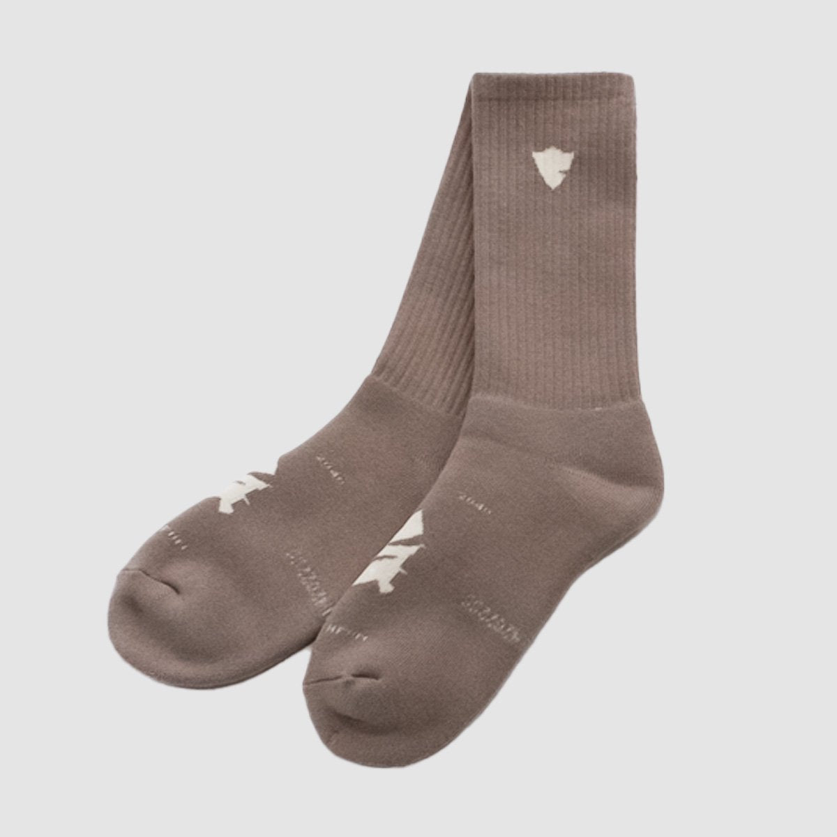 MUZE TURQUOISE LABEL - ×FUN EMBLEM SOCKS (BEIGE) ミューズ ターコイズ レーベル ソックス