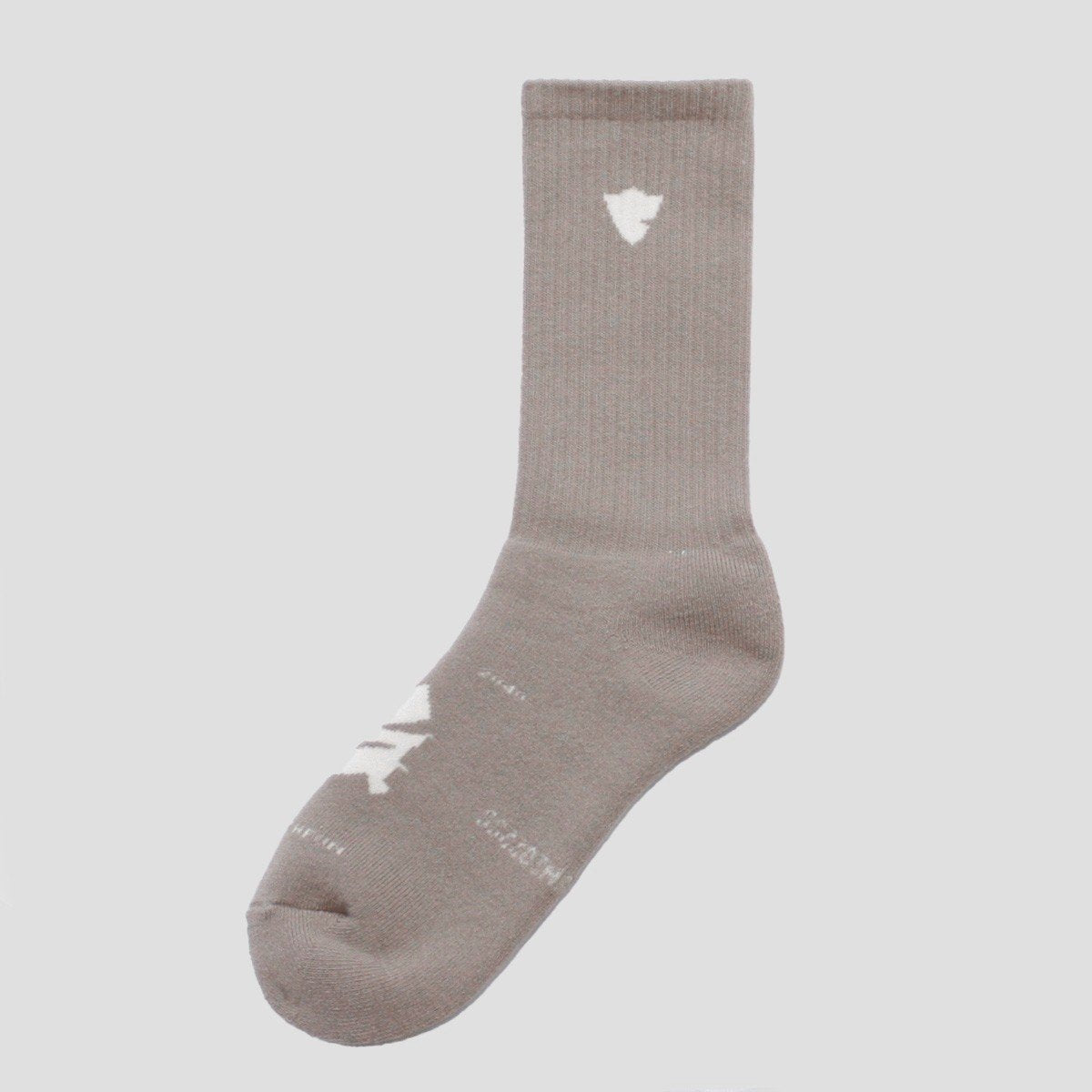 MUZE TURQUOISE LABEL - ×FUN EMBLEM SOCKS (BEIGE) ミューズ ターコイズ レーベル ソックス