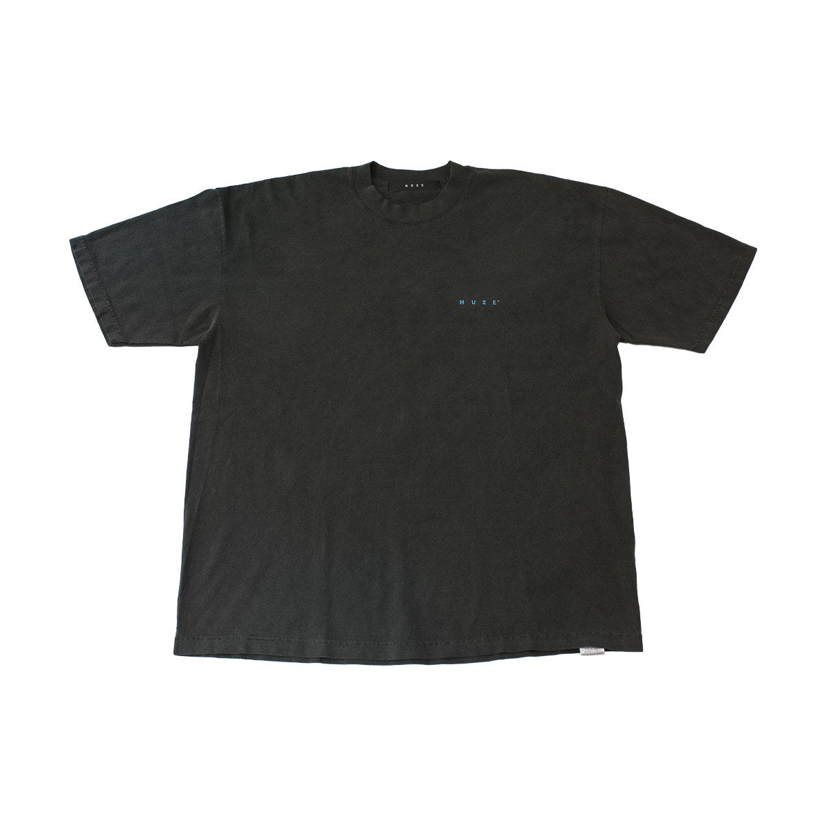 MUZE BLACK LABEL - 22SS LOGO TEE (VINTAGE BLACK×TURQUOISE) ミューズ ロゴTシャツ