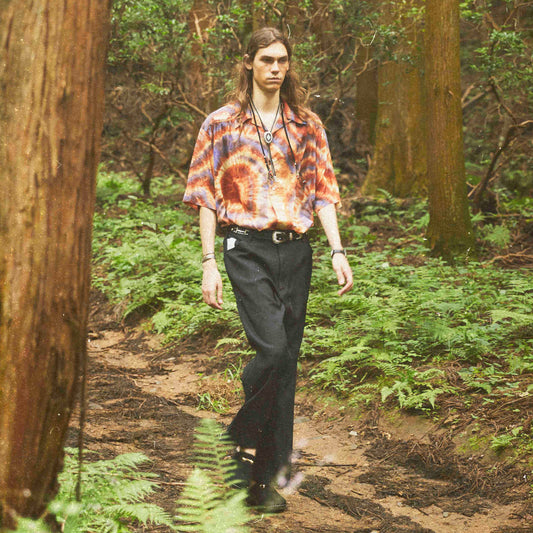 FACCIES - Tiedye Vintage SH (Red) ファッチーズ タイダイヴィンテージシャツ レッド