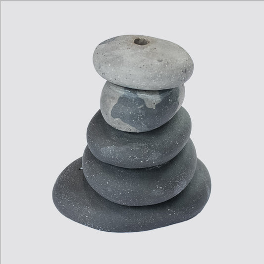 HIDAKA - FAKE STONE VASE (GRAY) ヒダカ フェイクストーンベース グレー