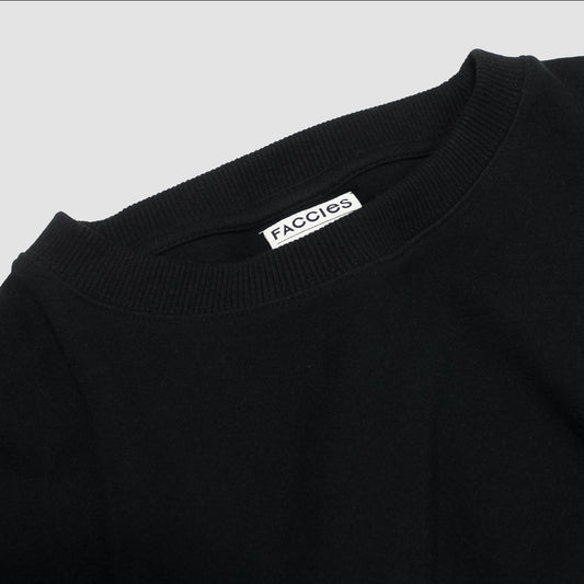 FACCIES - Elbow Cut LS (Black)ファッチーズ エルボー カット ロングスリーブ ブラック