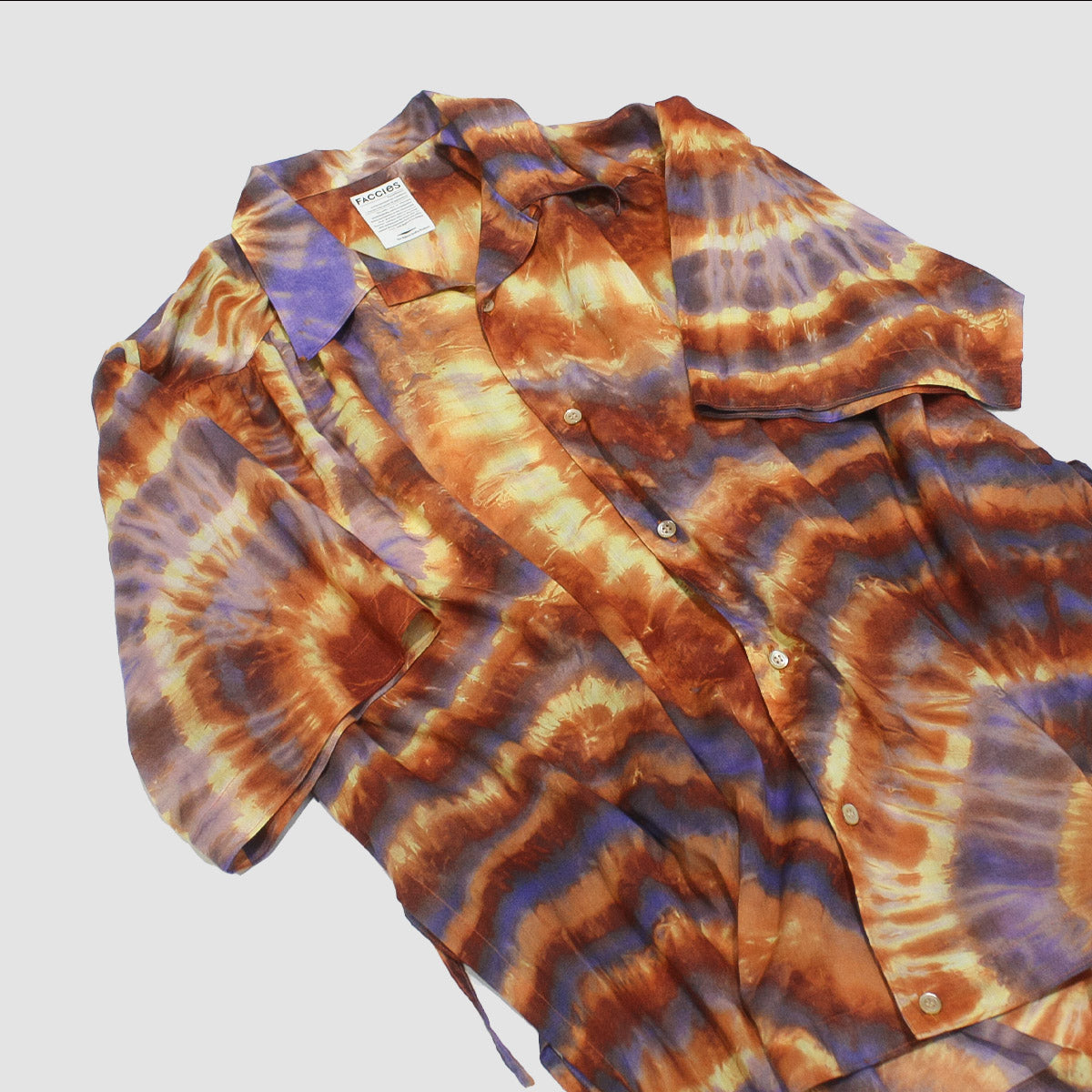 FACCIES - Tiedye Vintage SH (Red) ファッチーズ タイダイヴィンテージシャツ レッド