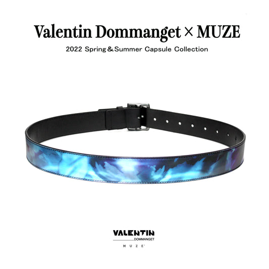 Valentin Dommanget × MUZE TURQUOISE LABEL - LENTICULAR BELT ミューズ ベルト