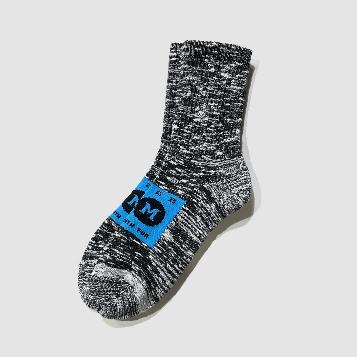 MUZE TURQUOISE LABEL - MUZE×FUN 10th ANNIVERSARY SOX(BLACK)ミューズ ファン ソックス ブラック