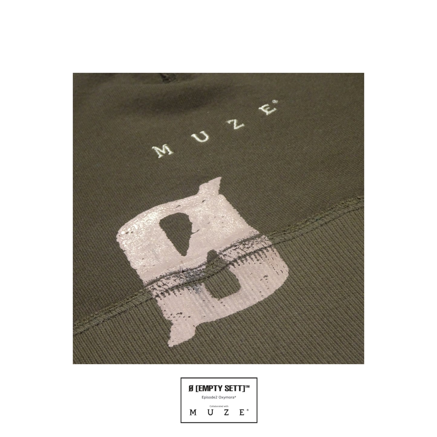 MUZE TURQUOISE LABEL× Ø【EMPTY SETT】™️ - LOGO EMBROIDERY CAP(BROWN) ミューズ エンプティーセット ロゴ エンブロイデリーキャップ ブラウン