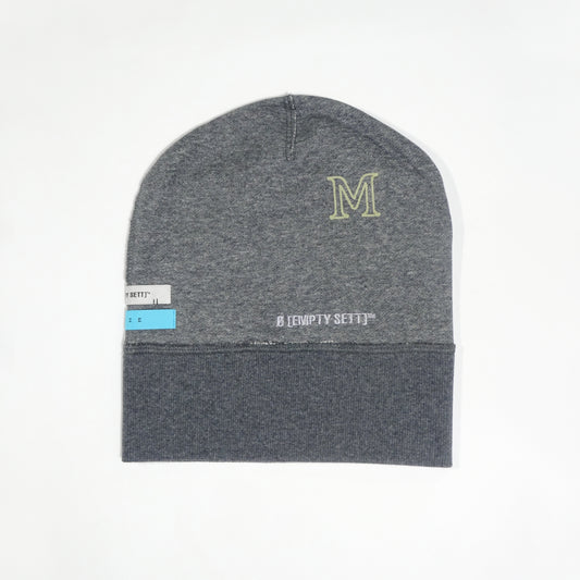 MUZE TURQUOISE LABEL× Ø【EMPTY SETT】™️ - LOGO EMBROIDERY CAP(HEATHER GRAY) ミューズ エンプティーセット ロゴ エンブロイデリーキャップ ヘザーグレー