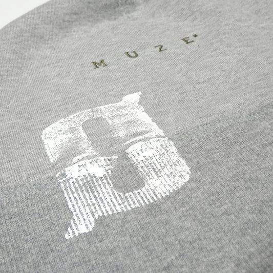 MUZE TURQUOISE LABEL× Ø【EMPTY SETT】™️ - LOGO EMBROIDERY CAP(LIGHT HEATHER GRAY) ミューズ エンプティーセット ロゴ エンブロイデリーキャップ ライト ヘザーグレー