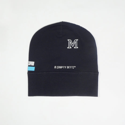 MUZE TURQUOISE LABEL× Ø【EMPTY SETT】™️ - LOGO EMBROIDERY CAP(ONYX) ミューズ エンプティーセット ロゴ エンブロイデリーキャップ オニキス