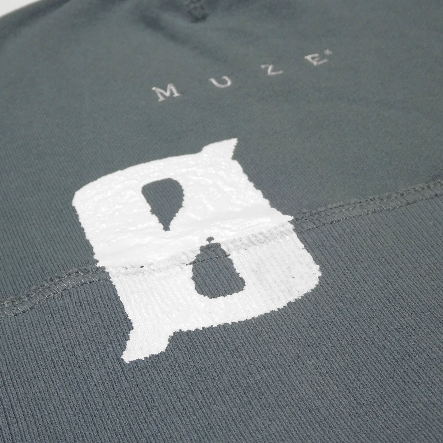 MUZE TURQUOISE LABEL× Ø【EMPTY SETT】™️ - LOGO EMBROIDERY CAP(GUNMETAL) ミューズ エンプティーセット ロゴ エンブロイデリーキャップ ガンメタル
