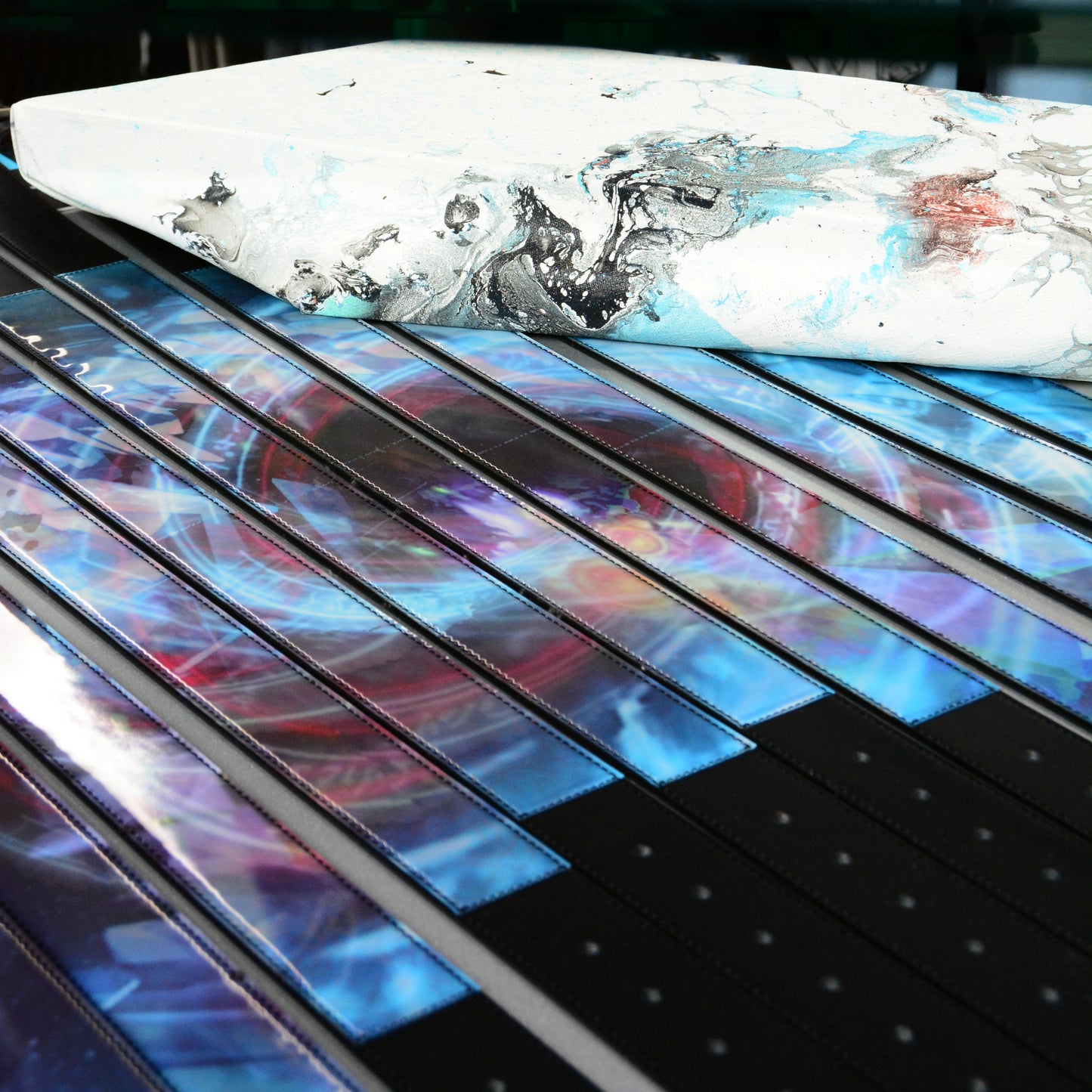 Valentin Dommanget × MUZE TURQUOISE LABEL - LENTICULAR BELT ミューズ ベルト