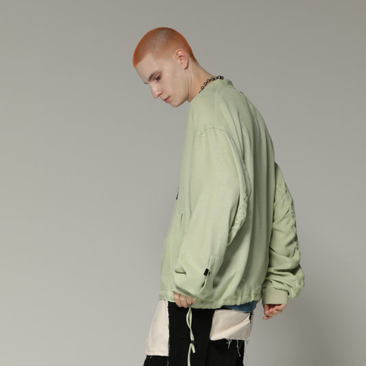 MUZE TURQUOISE LABEL - LIGHT BOMBER BLOUSON(LIGHT GREEN)ミューズ 2023年春夏 ブルゾン ライトグリーン