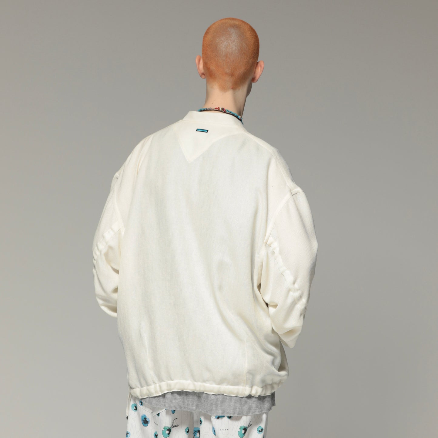 MUZE TURQUOISE LABEL - LIGHT BOMBER BLOUSON(WHITE)ミューズ 2023年春夏 ブルゾン