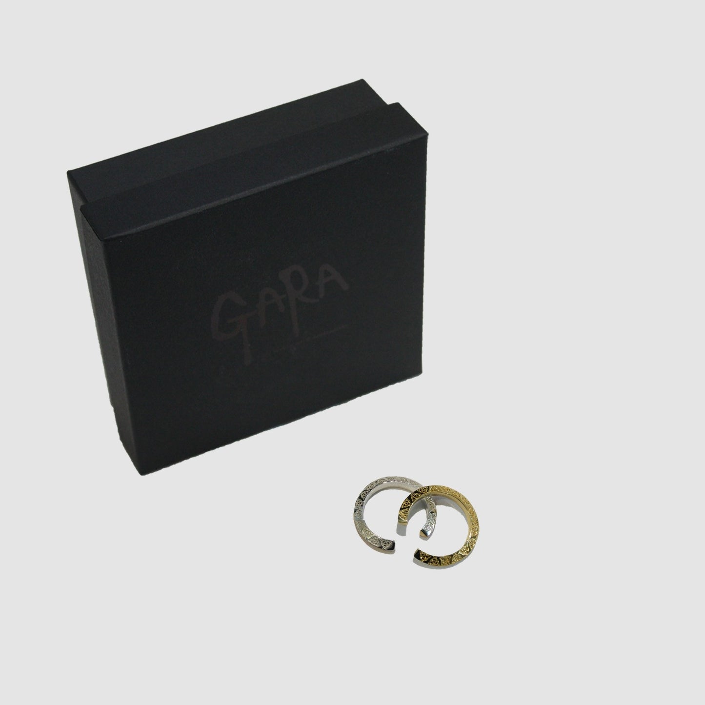 GARA - MELD HALF RING (SILVER×GOLD) ガラ リング 2022年秋冬コレクション