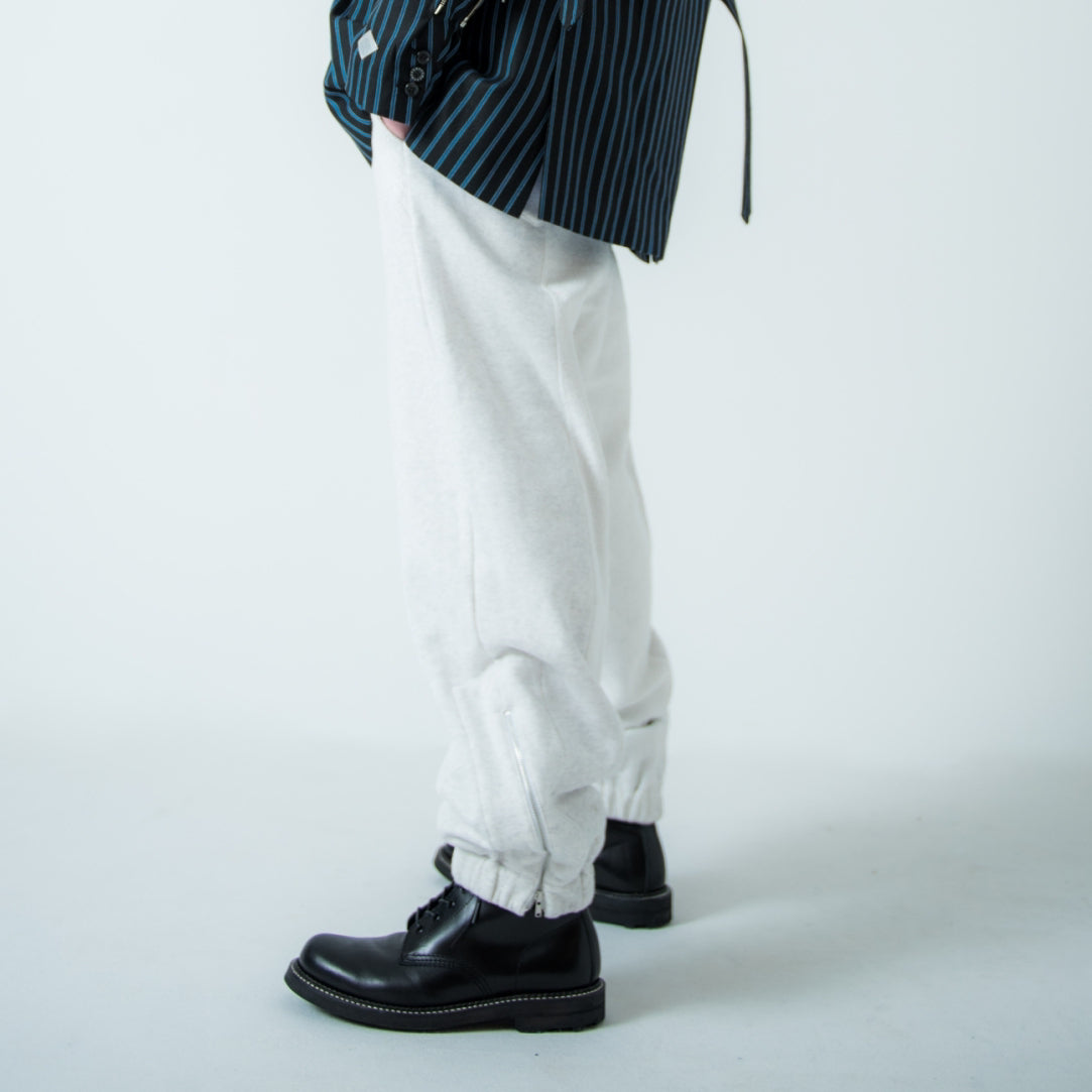 MUZE TURQUOISE LABEL - CIRCUIT RELAXED FIT SWEAT TROUSERS(MOKU) ミューズ リラックス スウェット トラウザーズ モク