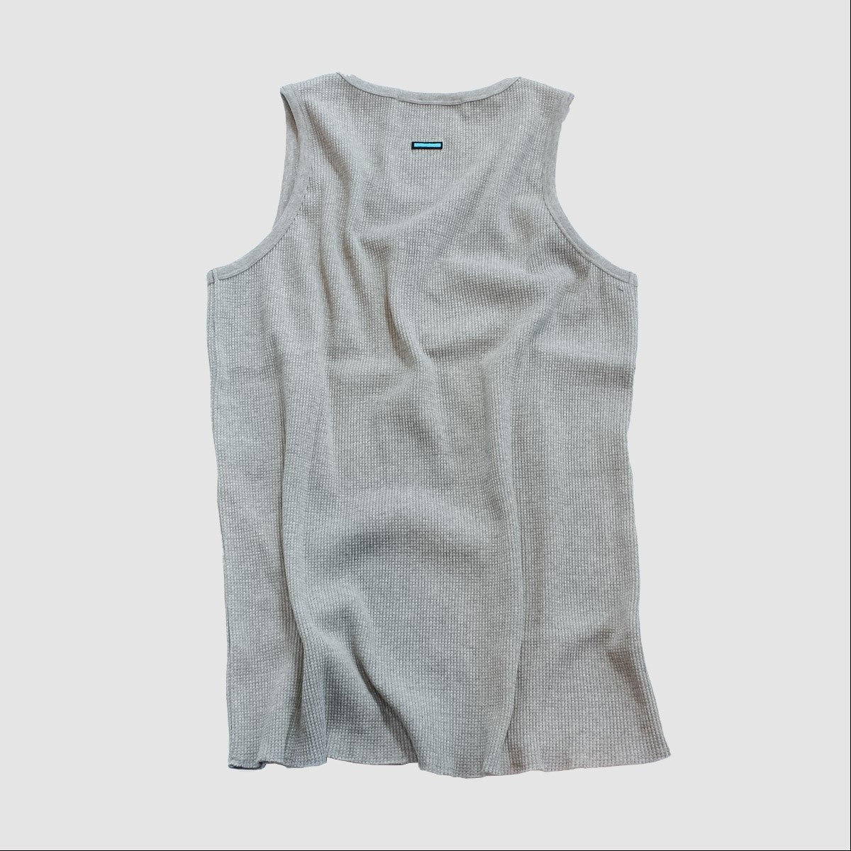 MUZE TURQUOISE LABEL - WAFFLE TANK TOP(GRAY)ミューズ ワッフル タンクトップ グレー