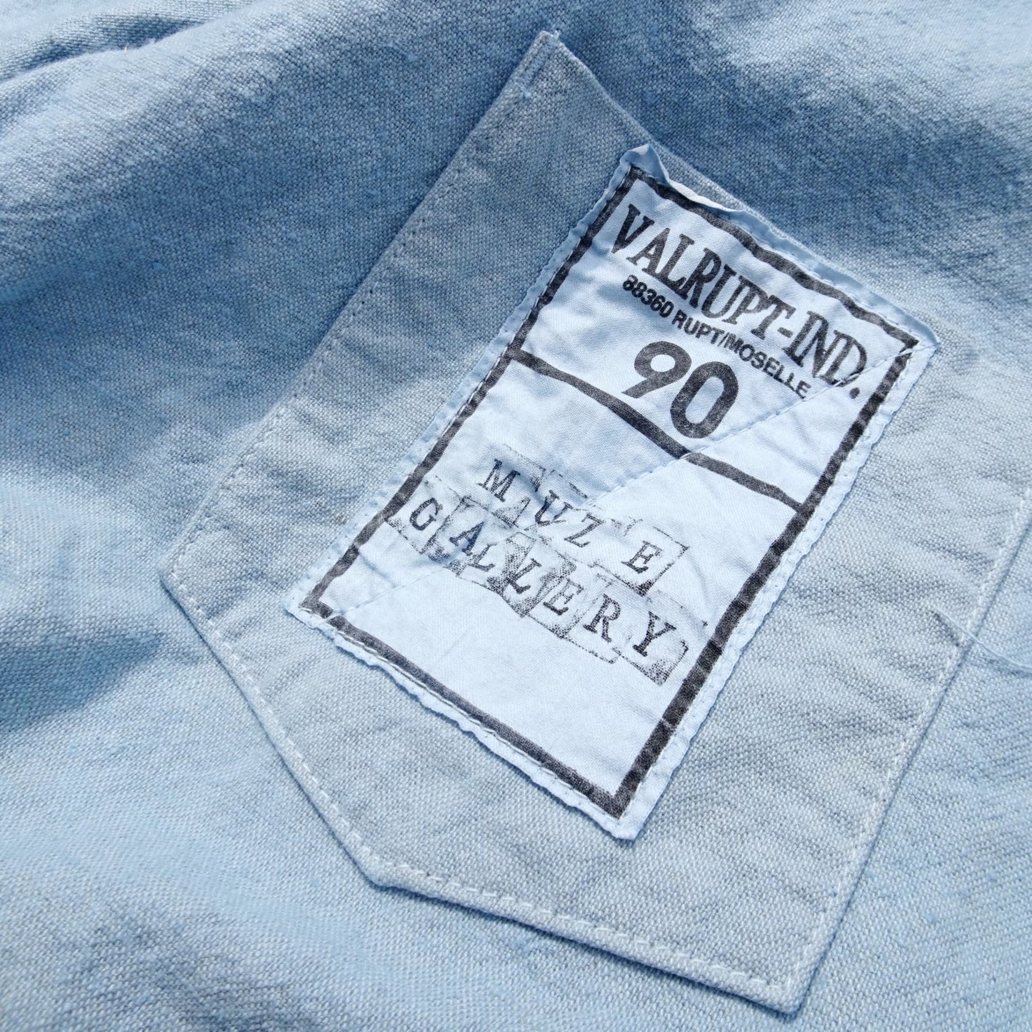 MUZE TURQUOISE LABEL ターコイズ レーベル 【×MINUS Cut Off Dress With Chin Strap】 ×マイナス カットオフ ドレス ウィズ チンストラップ(サックス)