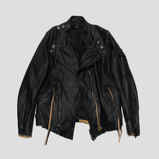 MINUS - AVIATION RIDERS JACKET (TIMELESS COLLECTION) マイナス レザー ライダース ジャケット