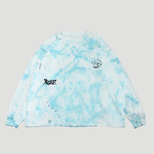 MUZE ミューズ 【TIE-DYE L/S TEE】タイダイ ロングスリーブ(ターコイズ)