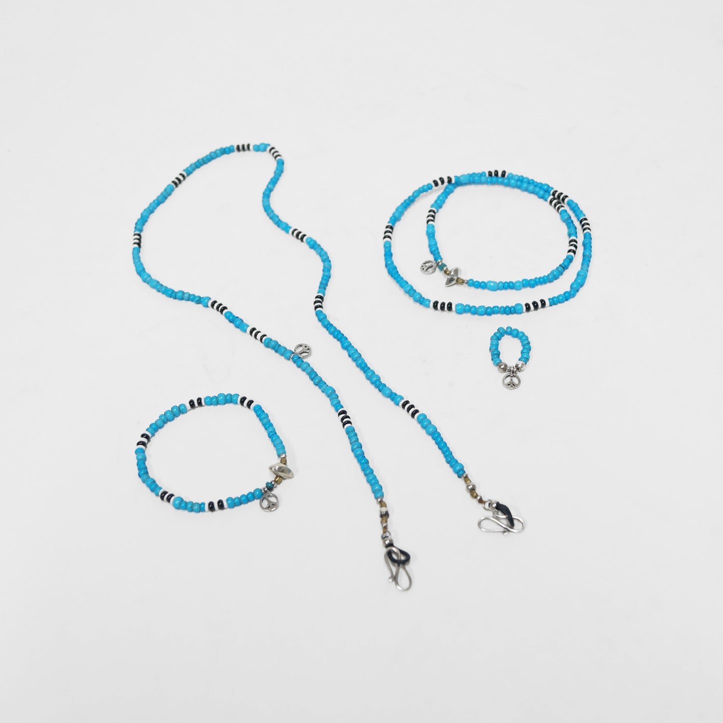 MUZE TURQUOISE LABEL×Sunku-PEACE 4WAY BEADS CODE(SKY BLUE)
