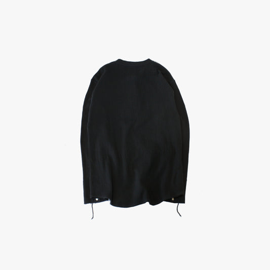 FACCIES - Waffle Vintage Henry (Black) ファッチーズ ワッフル ヴィンテージ ヘンリー ブラック