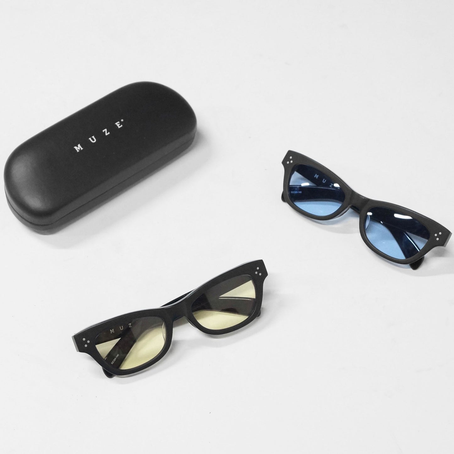 MUZE TURQUOISE LABEL ミューズ ターコイズ レーベル 【Cat Eye Sunglasses produced by INARI】キャットアイ サングラス プロデュースド バイ イナリ(ブラック×イエロー)
