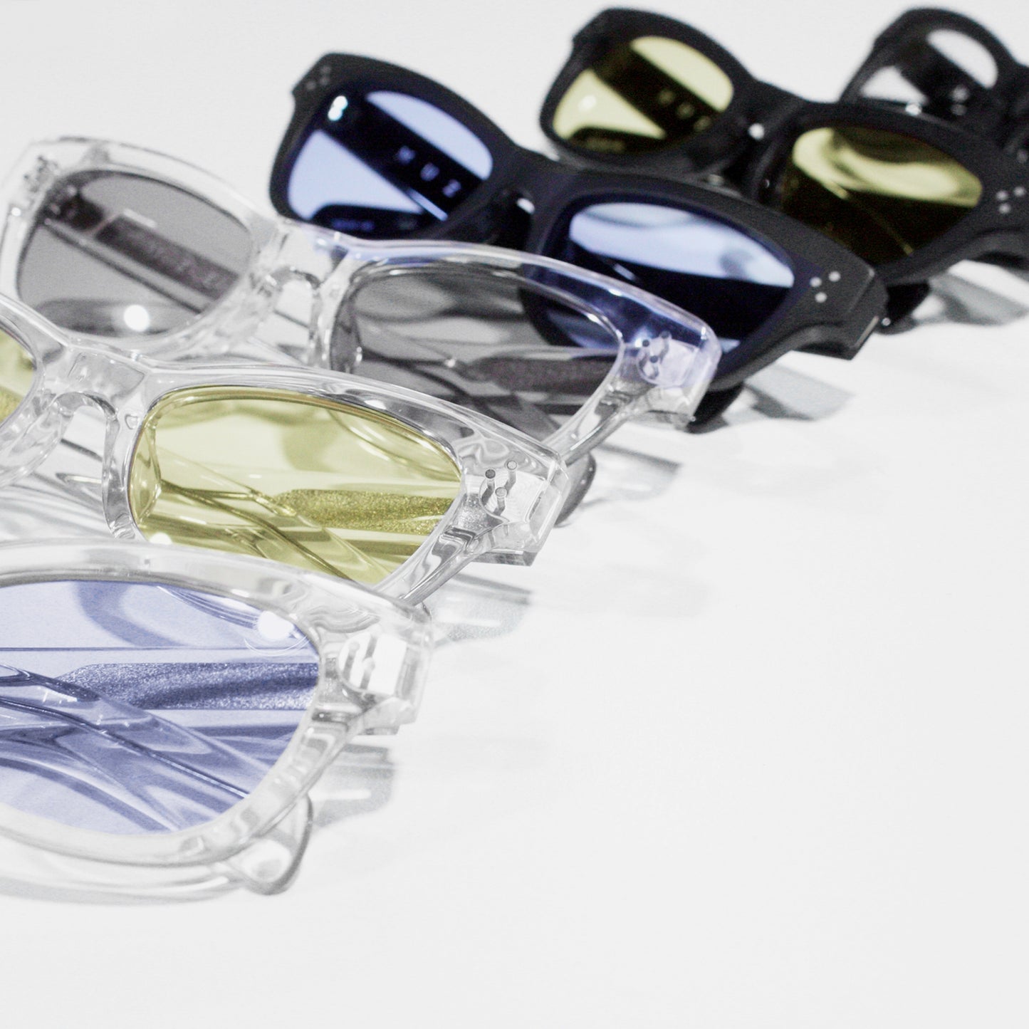 MUZE TURQUOISE LABEL ミューズ ターコイズ レーベル 【Cat Eye Sunglasses produced by INARI】キャットアイ サングラス プロデュースド バイ イナリ(クリア×ブルー)