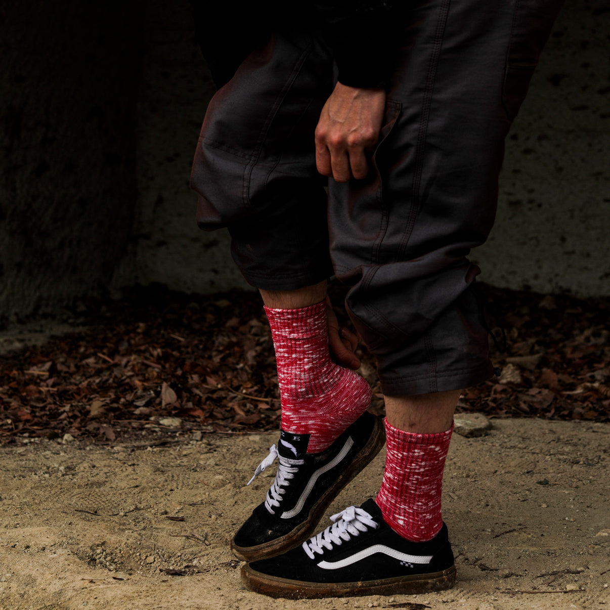 MUZE TURQUOISE LABEL - MUZE×FUN 10th ANNIVERSARY SOX(RED)ミューズ ファン ソックス レッド
