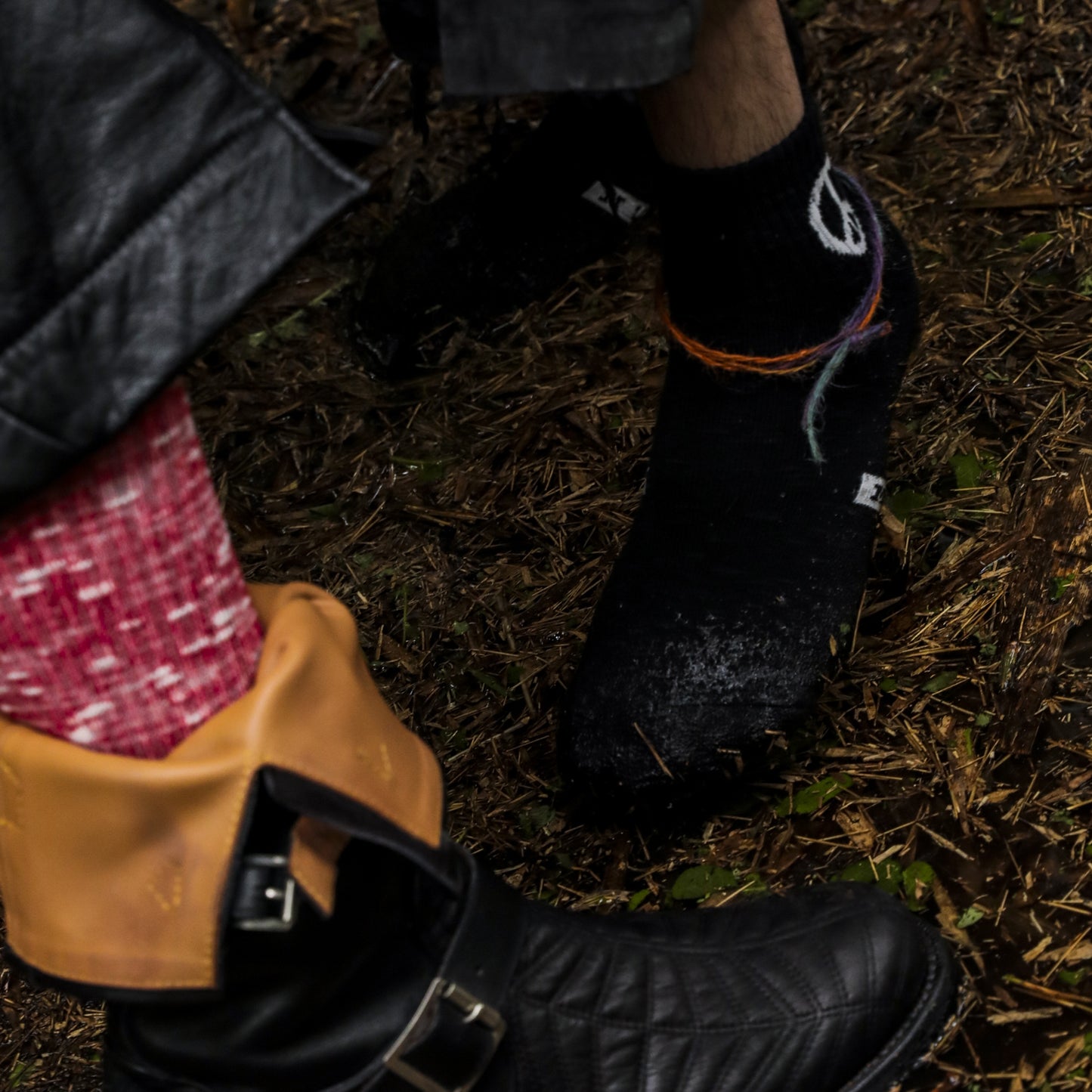 MUZE TURQUOISE LABEL - MUZE×FUN 10th ANNIVERSARY SOX(RED)ミューズ ファン ソックス レッド