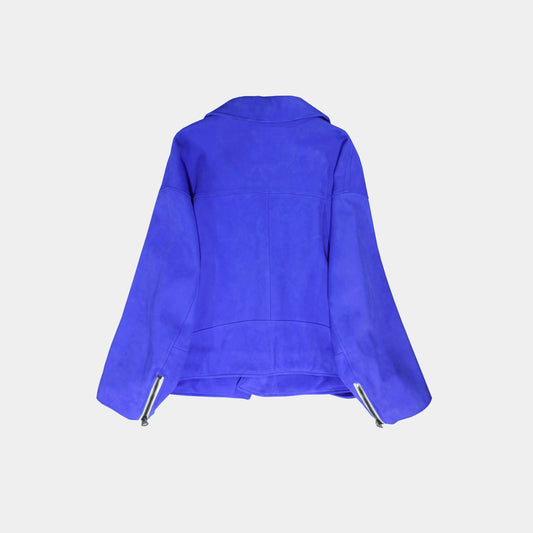 MUZE TURQUOISE LABEL × NötE - CHRONICLE OVER RIDERS JACKET(ROYAL) ミューズ ノート ライダースジャケット ロイヤル