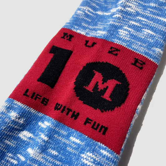 MUZE TURQUOISE LABEL - ×FUN 10th ANNIVERSARY SOX(TURQUOISE)ミューズ ファン ソックス ターコイズ