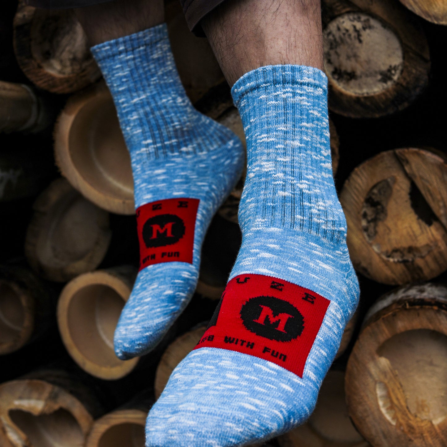 MUZE TURQUOISE LABEL - ×FUN 10th ANNIVERSARY SOX(TURQUOISE)ミューズ ファン ソックス ターコイズ