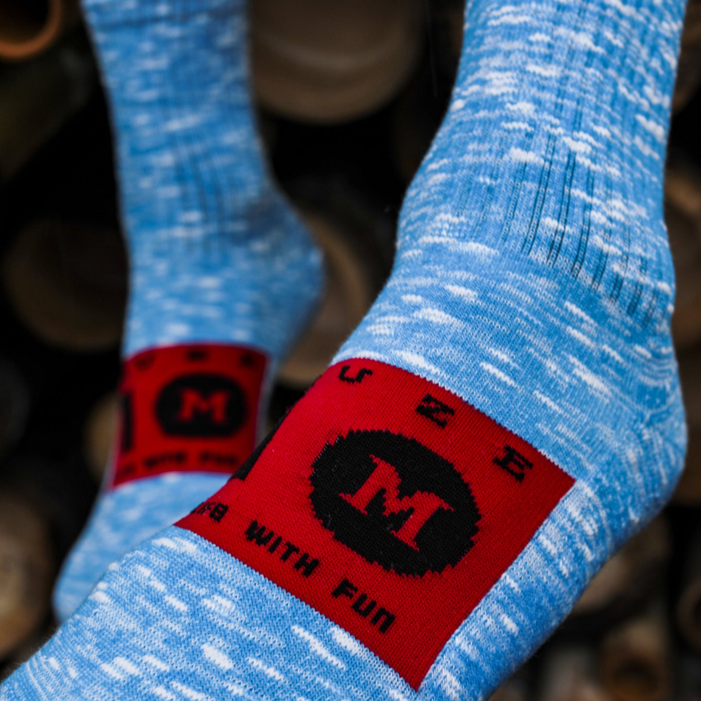 MUZE TURQUOISE LABEL - ×FUN 10th ANNIVERSARY SOX(TURQUOISE)ミューズ ファン ソックス ターコイズ