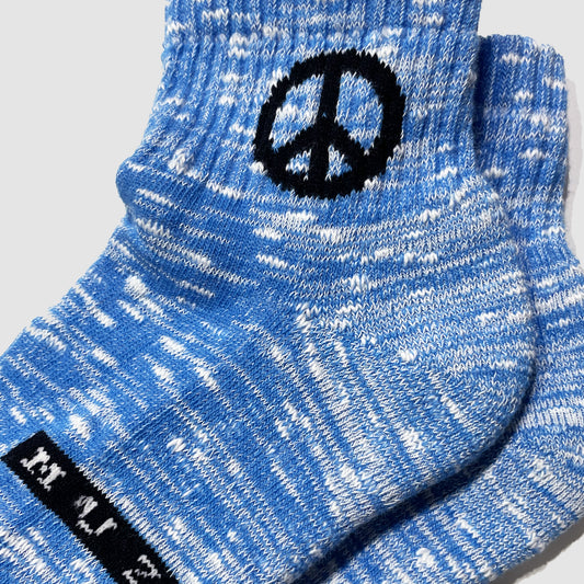 MUZE TURQUOISE LABEL - ×FUN PEACE SOX (TURQUOISE)ミューズ ファン ソックス ターコイズ