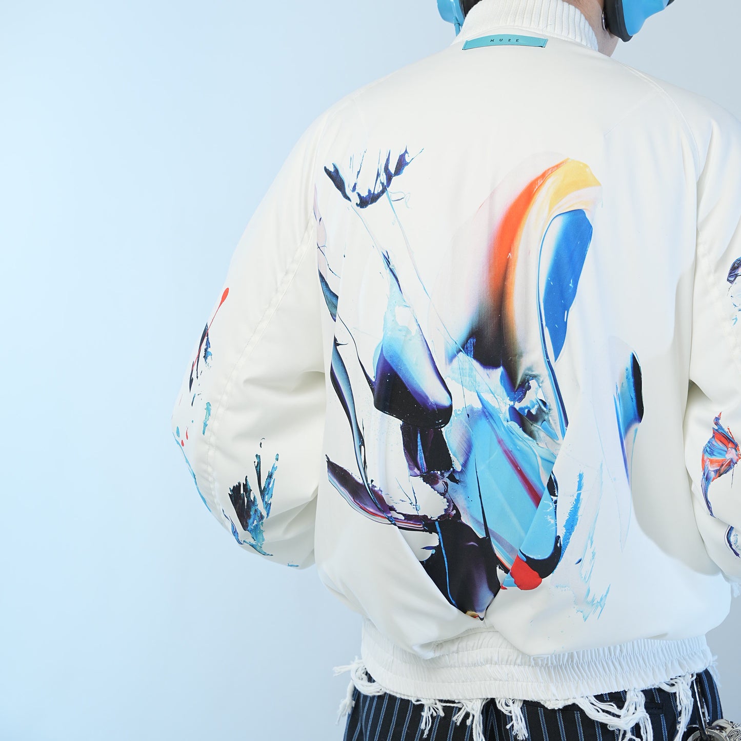 MUZE TURQUOISE LABEL × PETER RIVE - REVERSIBLE MA-1(WHITE) ミューズ ピーターライブ リバーシブル ブルゾン ホワイト