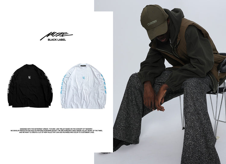 【NEW ARRIVAL】MUZE TURQUOISE LABELより曲線デザインが特徴の中綿ベスト、MUZE BLACK LABELより新