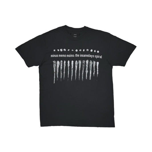 MINUS -【Bootleg Tee(MONOCHROME SHINE)(5YEARS BLACK)】マイナス ブートレグ Tシャツ ブラック