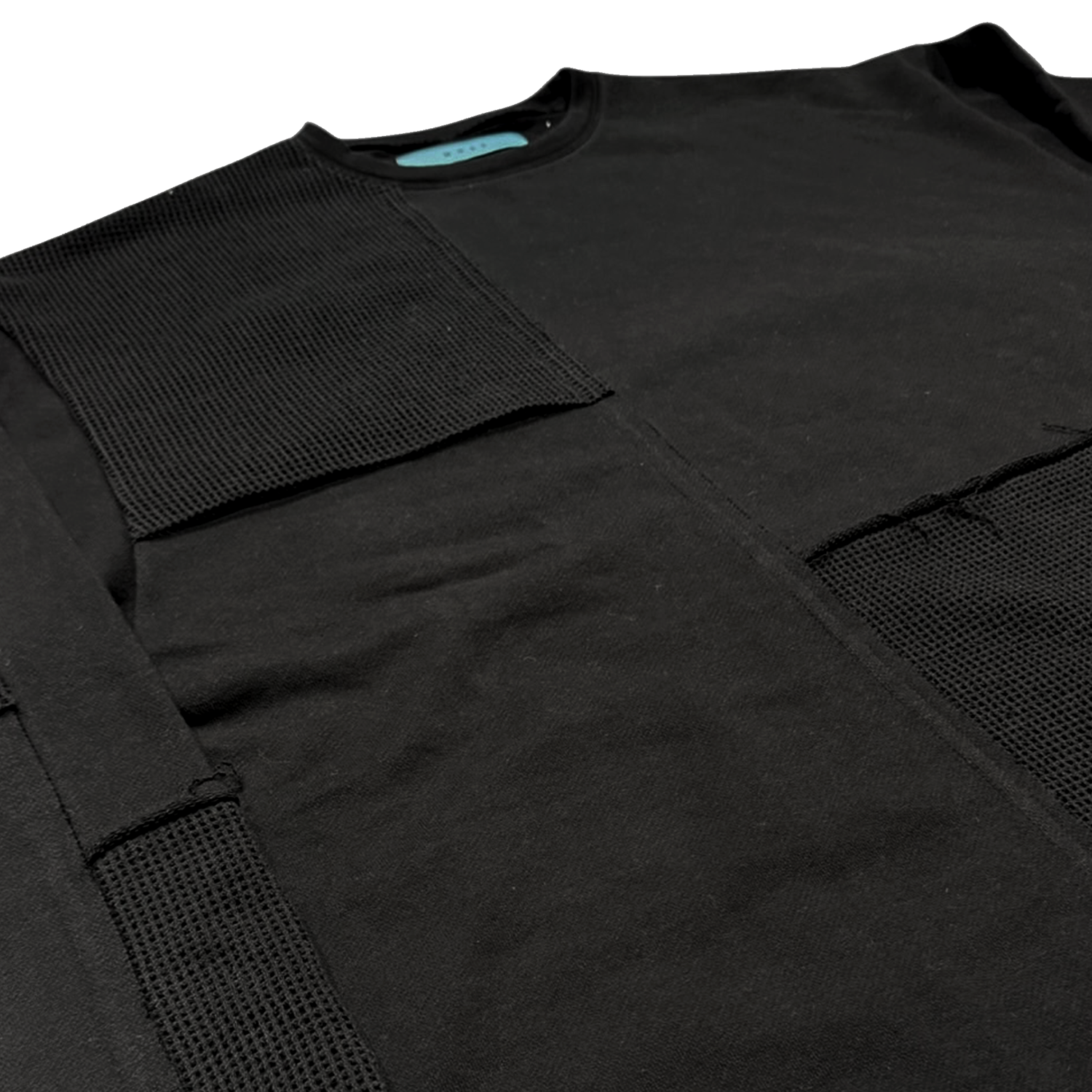 MUZE®︎ TURQUOISE LABEL -【MESH PANEL SWITCHING SW PO(WHITE