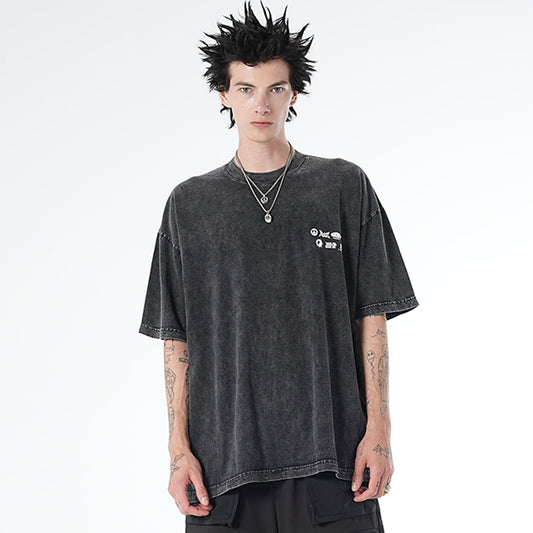 MUZE BLACK LABEL - 【MUZE 24HOUR PARTY PEOPLE MINERAL WASH T-SH(CARBON BLACK)】ミューズ ミネラルウォッシュ Tシャツ カーボン ブラック