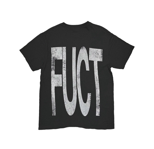 MINUS -【Bootleg Tee(FACE FUCT)(5YEARS BLACK)】マイナス グラフィック Tシャツ ブラック