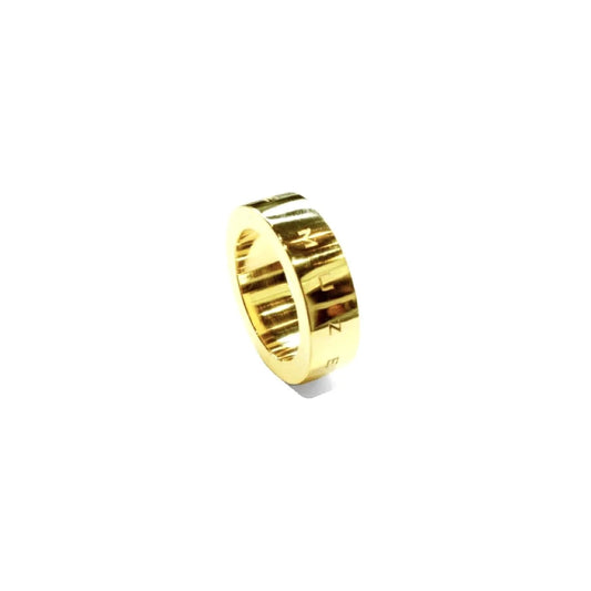 MUZE -【LOGO RING(GOLD)】ミューズ ロゴ リング SV925 K18 ゴールド