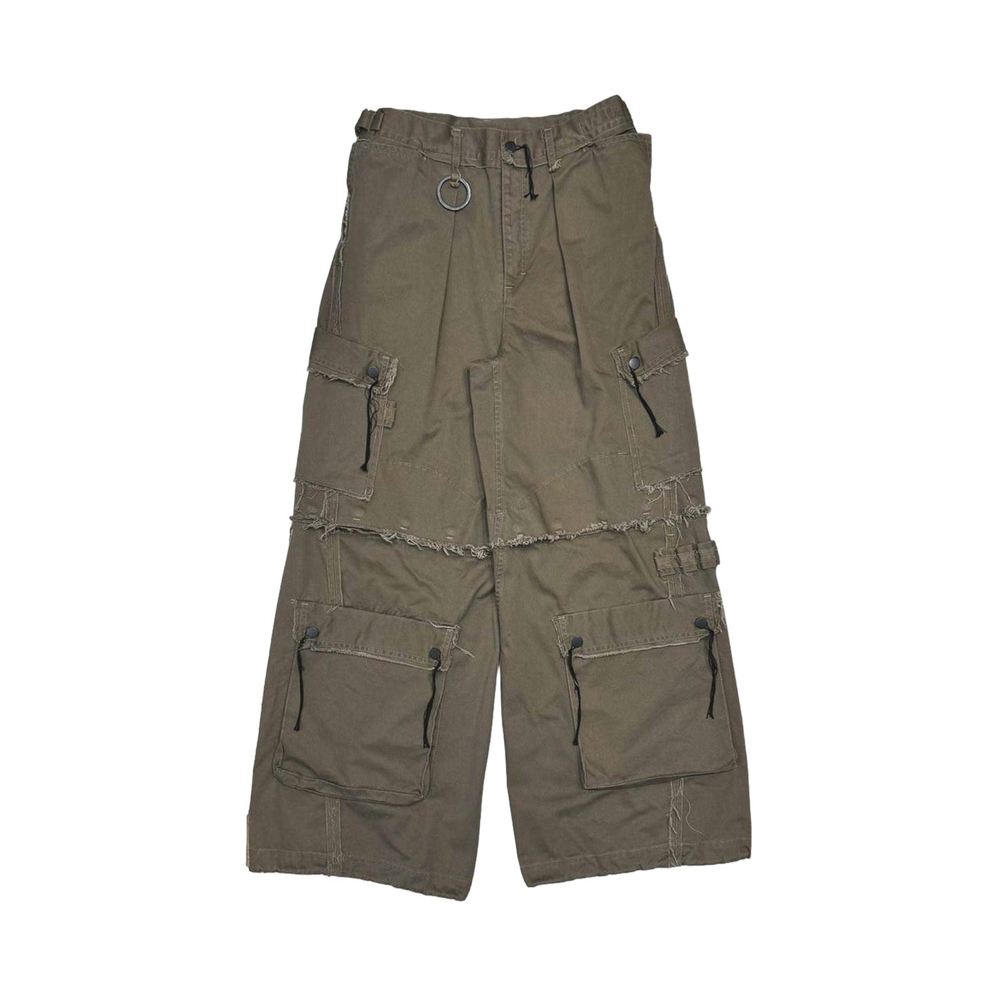 MINUS -【Slash Seam Twist Cargo Pants(AGED TWILL)(SAND)】マイナス カーゴ パンツ チノ サンド