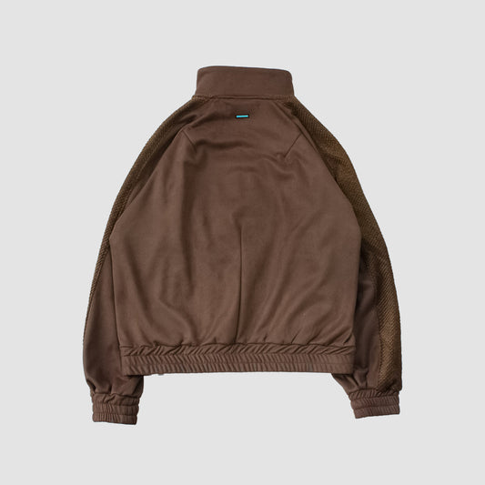 MUZE TURQUOISE LABEL - SWITCHING TRACK BLOUSON(BROWN)ミューズ トラック ジャケット ブラウン