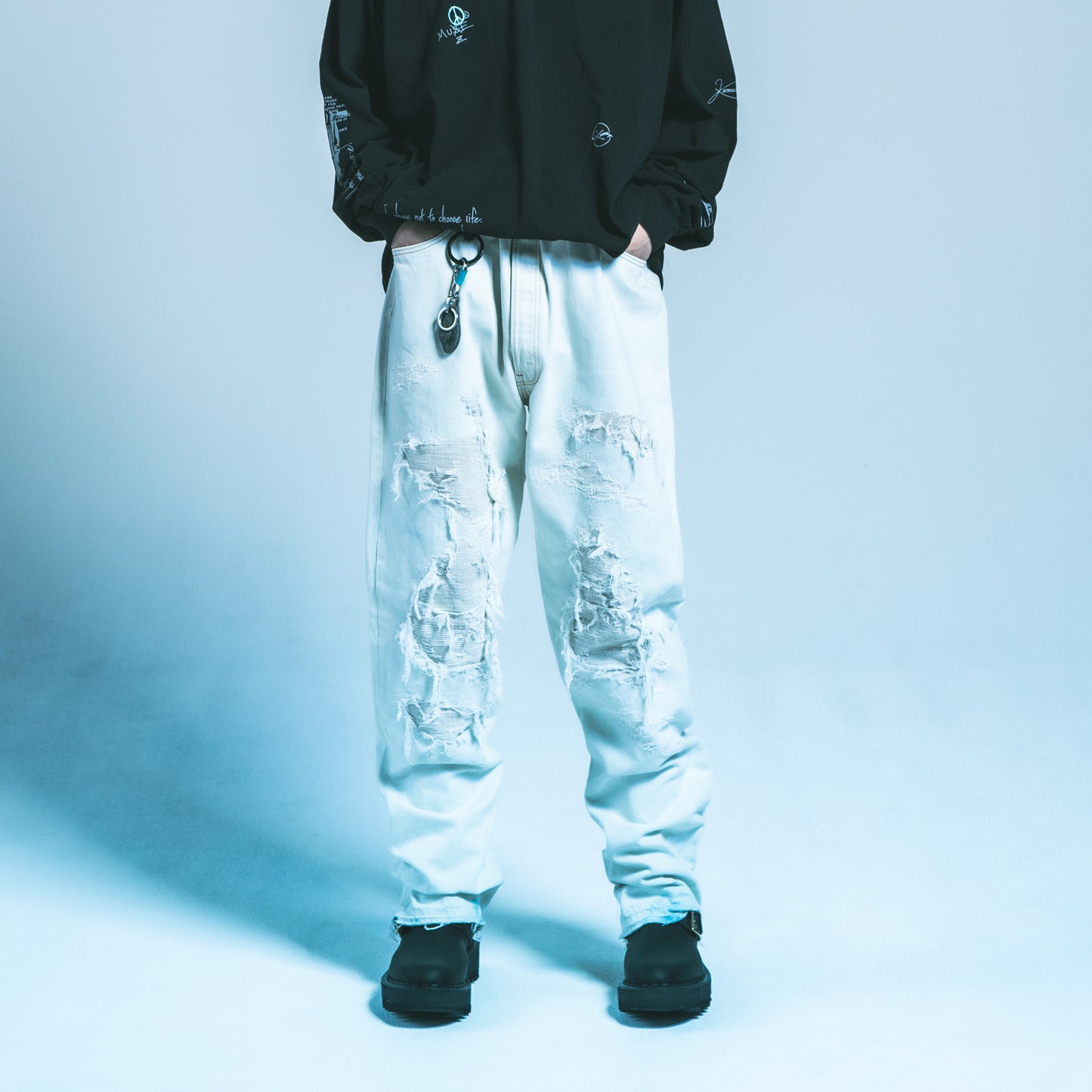 MUZE CLASSICO - ×MINUS 100YEARS WORK JEANS (BAGGY) ミューズ マイナス 2023年春夏 ワークジーンズ バギー