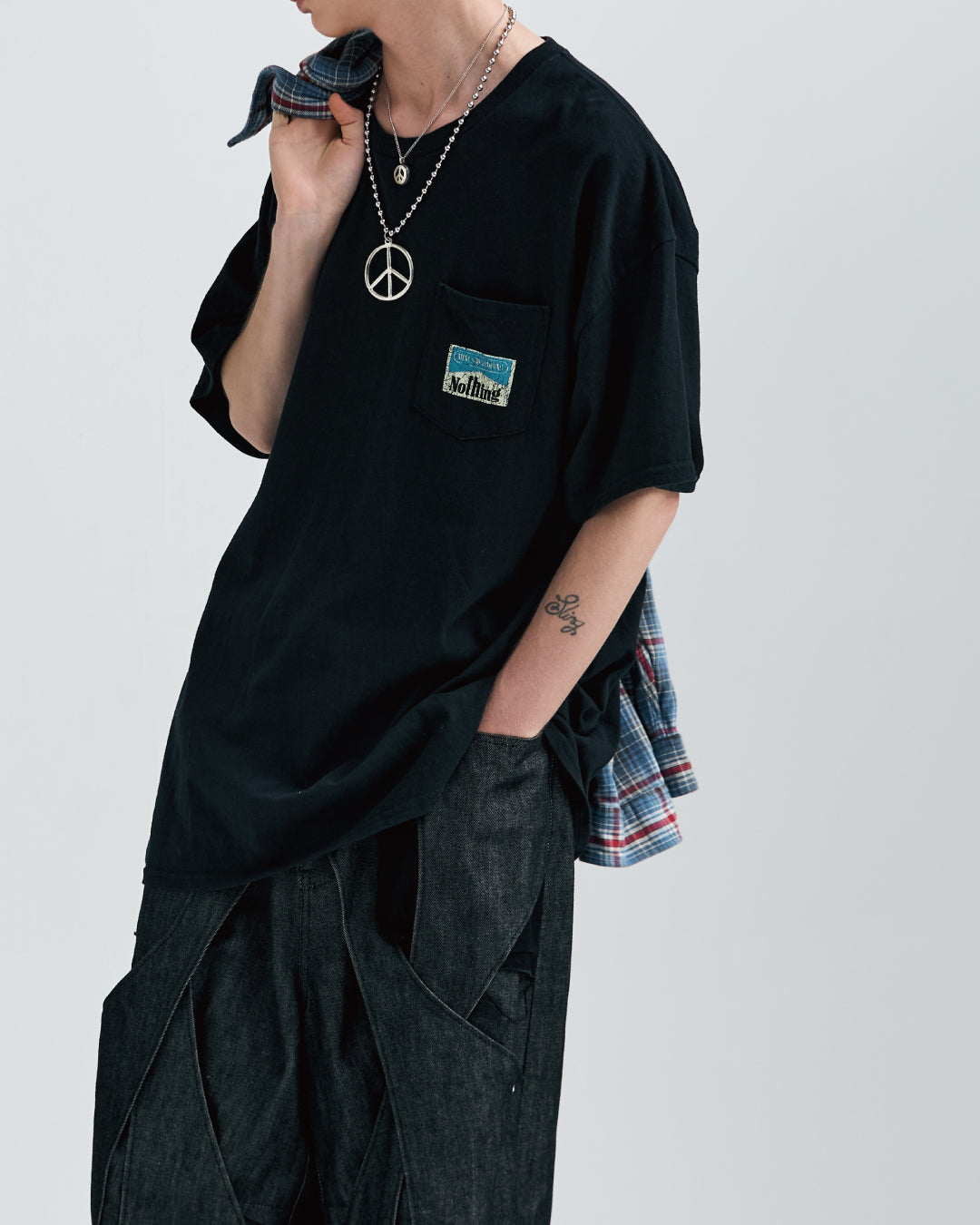 MUZE BLACK LABEL × MINUS -【BOOTLEG POCKET TEE(NOTHING)ICE BLAST(BLACK)】ミューズ マイナス ブートレグ ポケット Tシャツ ブラック