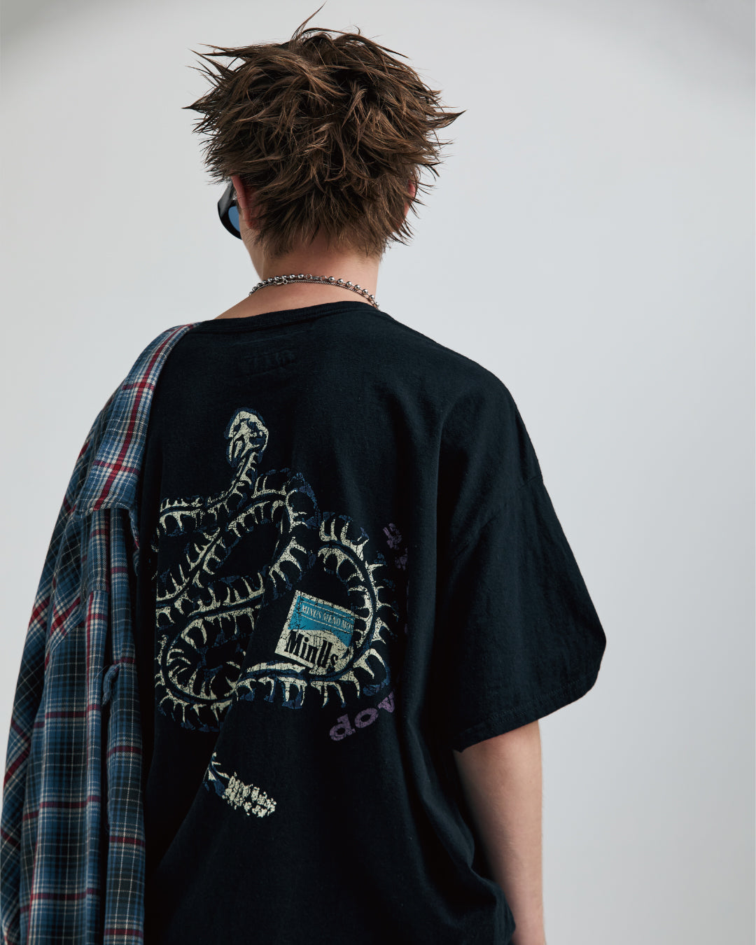 MUZE BLACK LABEL × MINUS -【BOOTLEG POCKET TEE(NOTHING)ICE BLAST(BLACK)】ミューズ マイナス ブートレグ ポケット Tシャツ ブラック